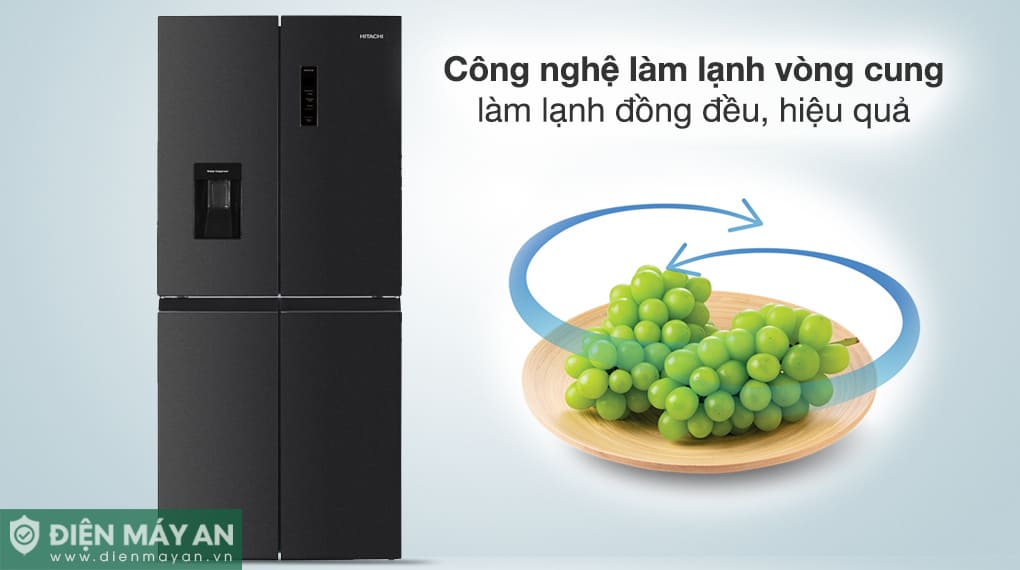 Tủ Lạnh Hitachi Inverter 464 Lít Multi Door HR4N7520DSWDXVN